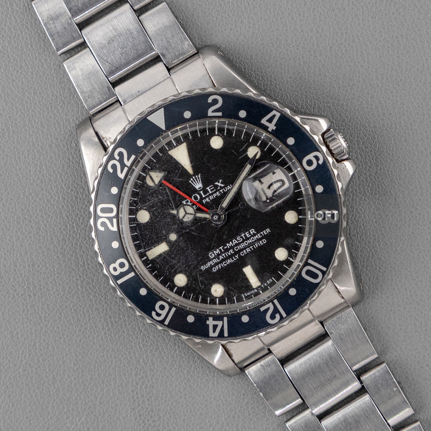 Rolex GMT-Master 1675 Black Bezel Vintage 40 mm
