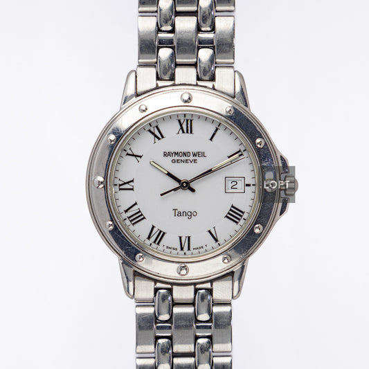 Raymond Weil Tango 5560 White Roman Dial 36 mm