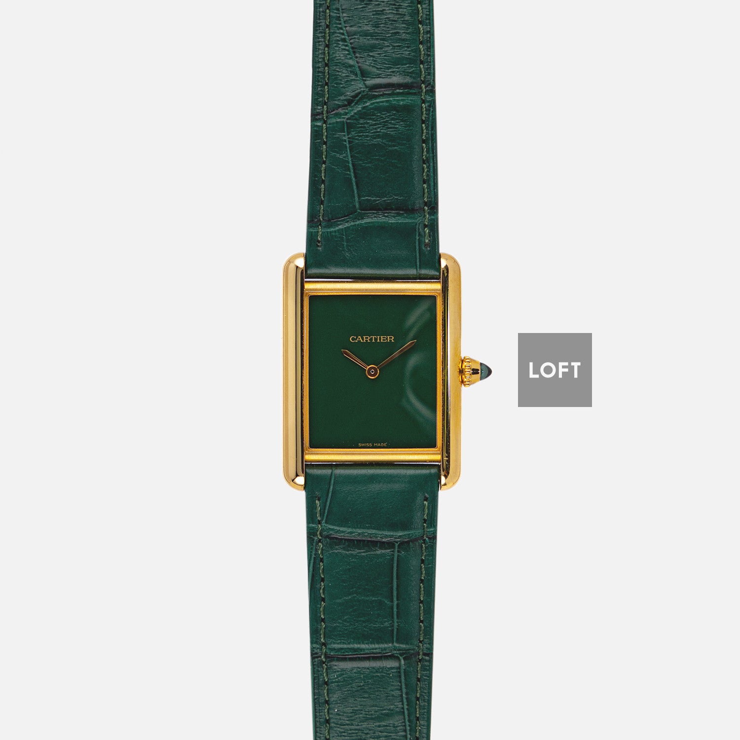 Cartier Tank Louis Cartier Large Green Dial 25,5 mm
