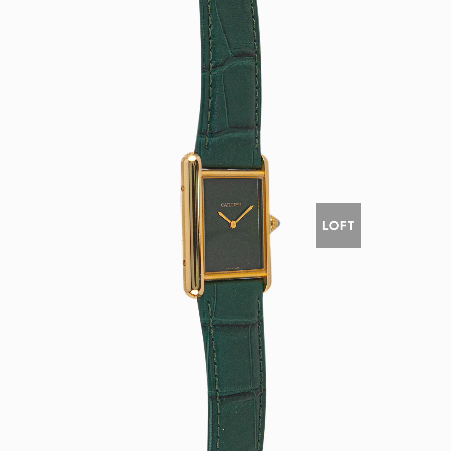 Cartier Tank Louis Cartier Large Green Dial 25,5 mm