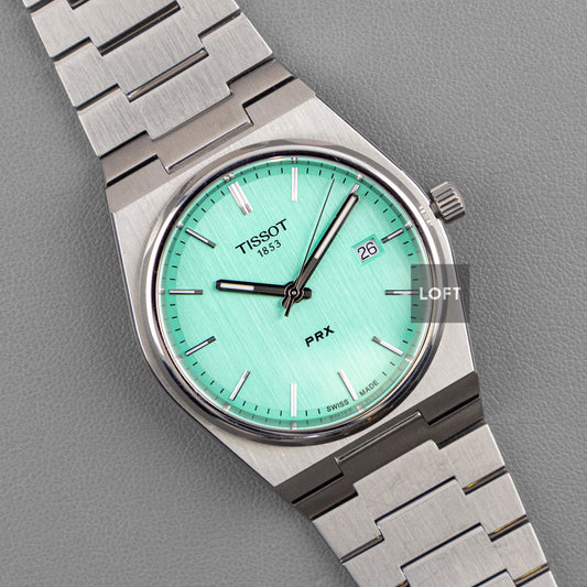 Tissot PRX T-Classic Quartz Turquoise Dial 40 mm
