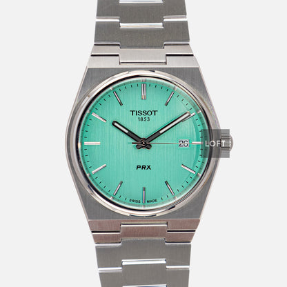 Tissot PRX T-Classic Quartz Turquoise Dial 40 mm