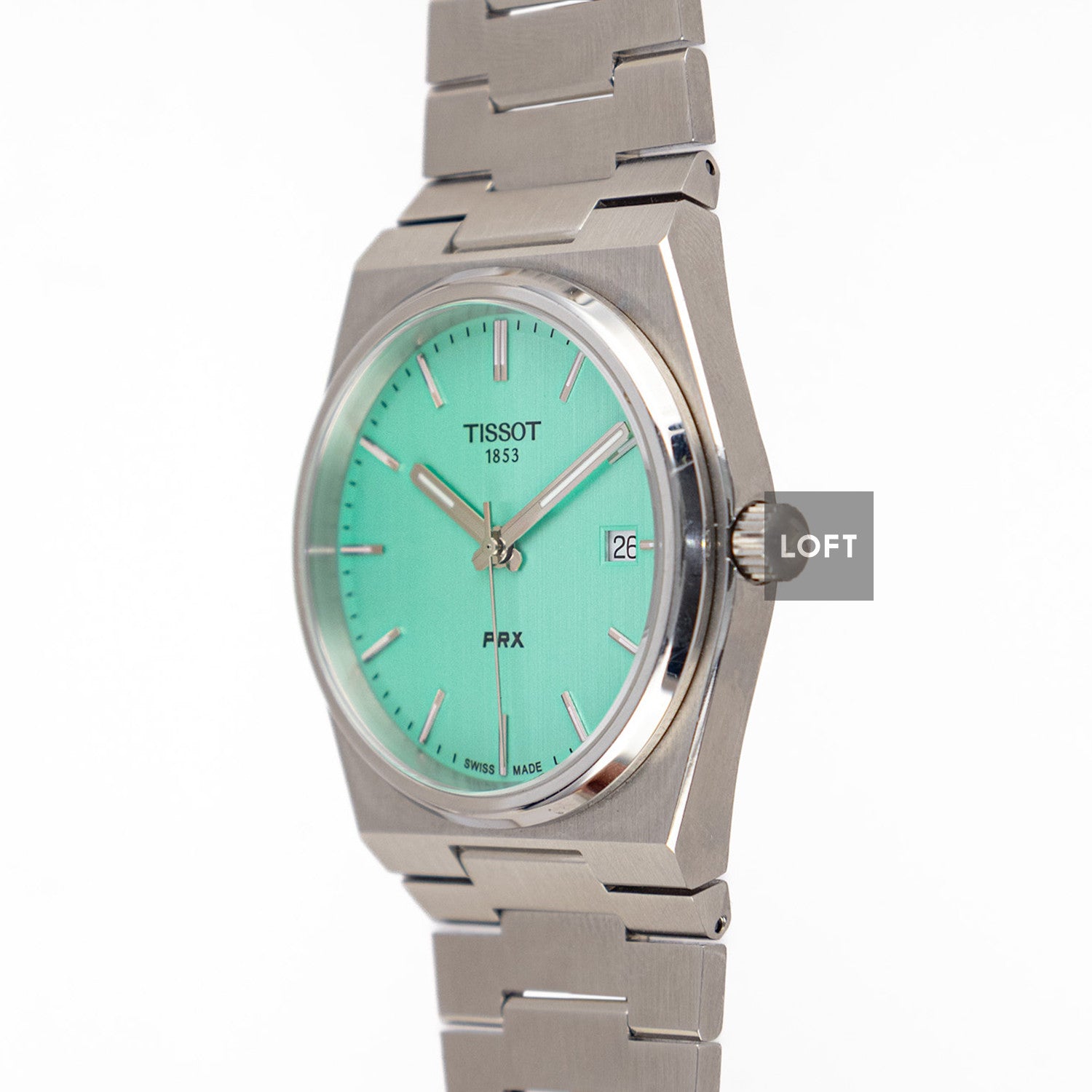 Tissot PRX T-Classic Quartz Turquoise Dial 40 mm