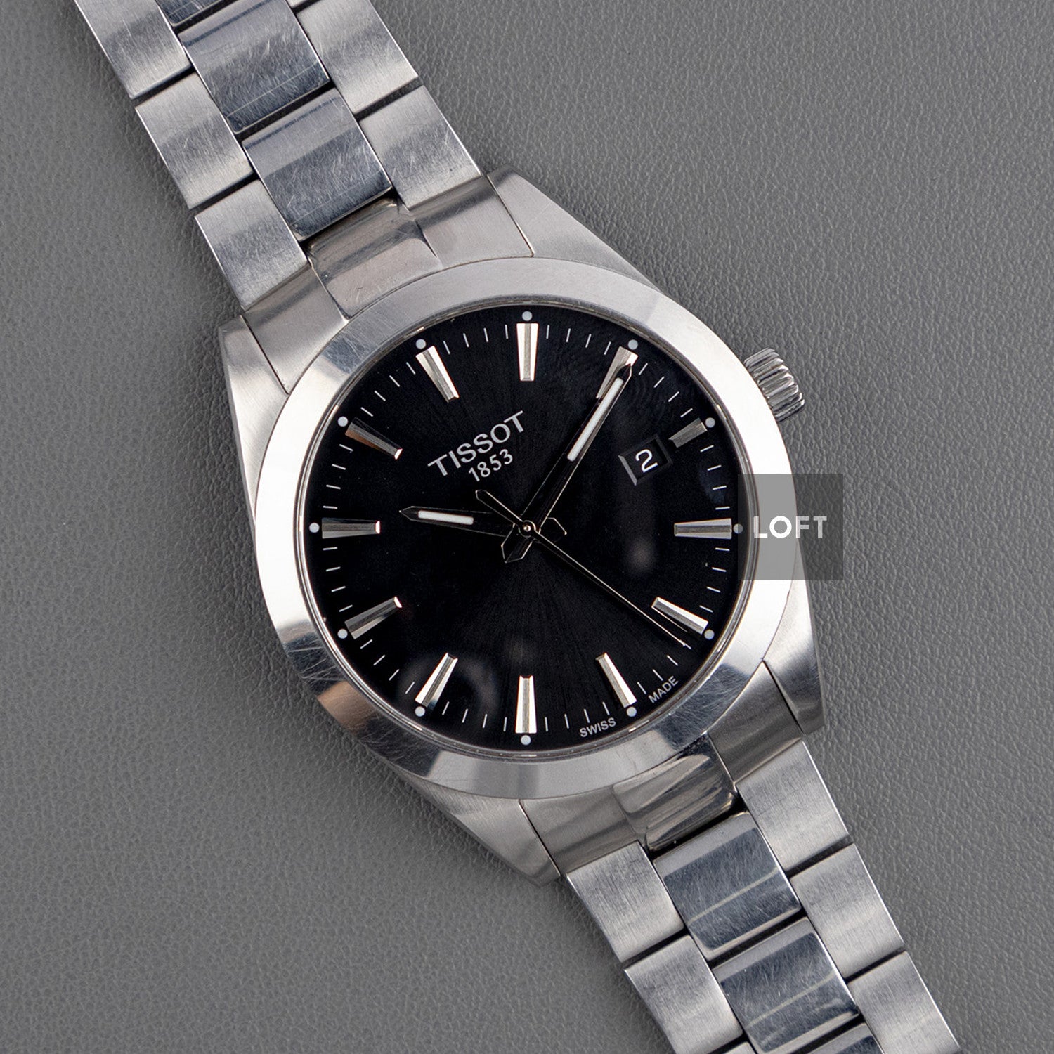 Tissot Gentleman Automatic Black Dial 40 mm