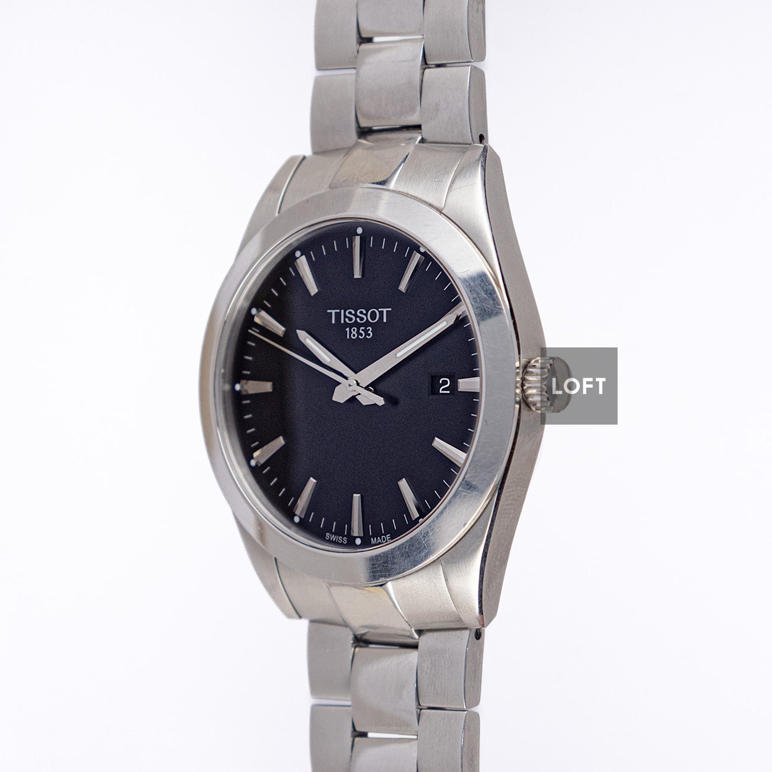 Tissot Gentleman Automatic Black Dial 40 mm