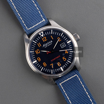 Alpina Startimer Pilot Navy Blue Dial Blue 42 mm