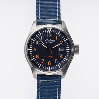 Alpina Startimer Pilot Navy Blue Dial Blue 42 mm