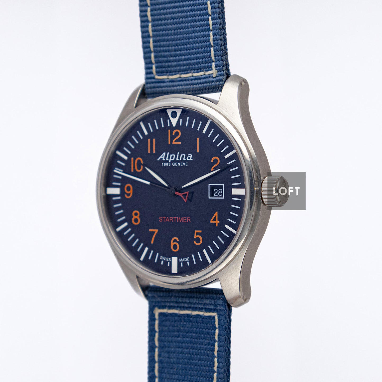 Alpina Startimer Pilot Navy Blue Dial Blue 42 mm