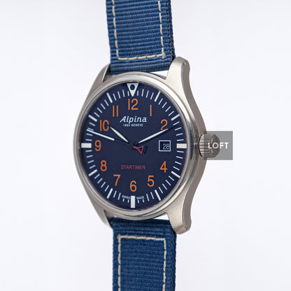 Alpina Startimer Pilot Navy Blue Dial Blue 42 mm