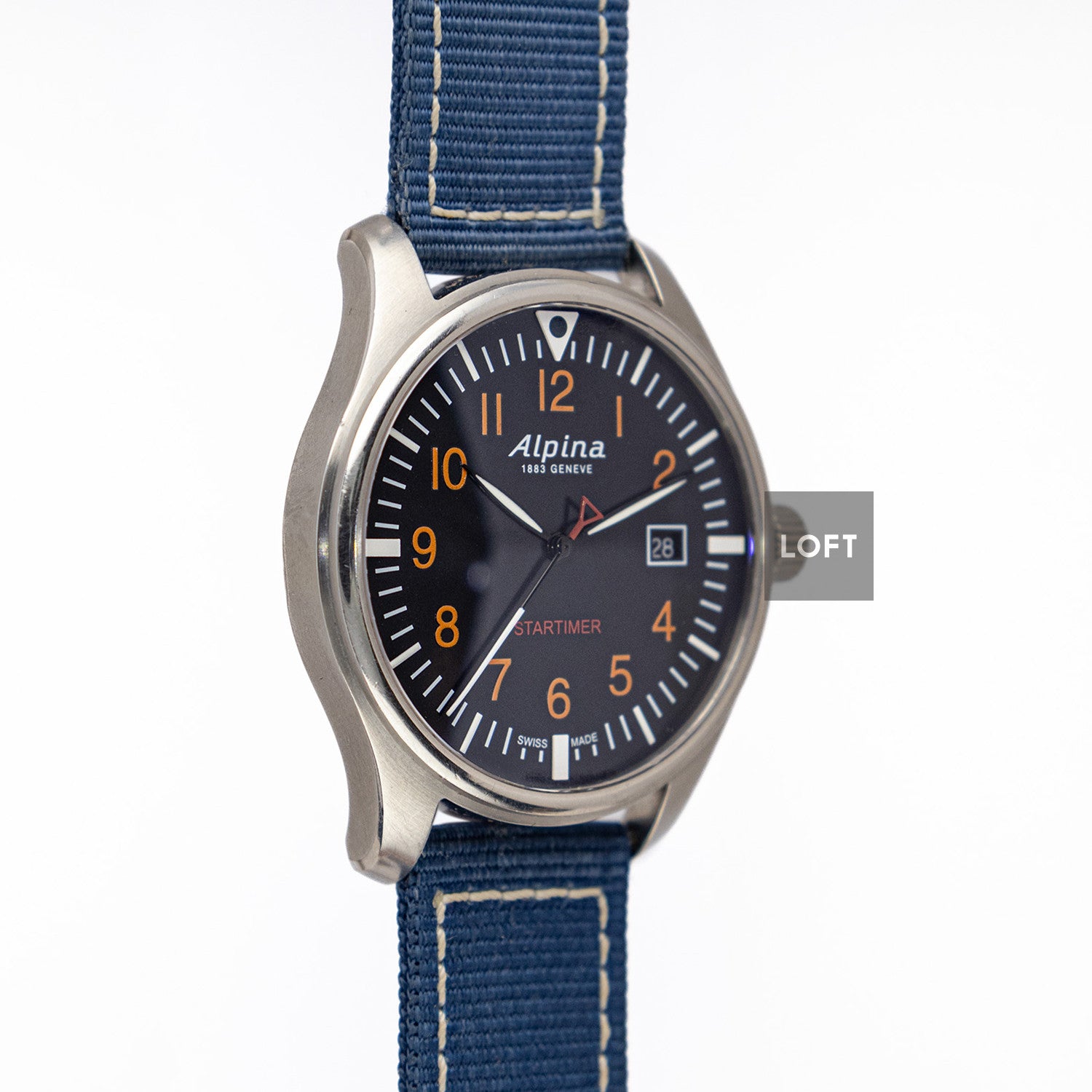 Alpina Startimer Pilot Navy Blue Dial Blue 42 mm