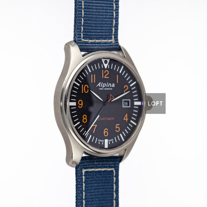 Alpina Startimer Pilot Navy Blue Dial Blue 42 mm