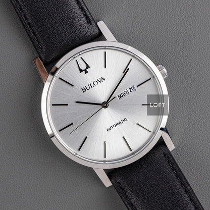 Bulova Classic Automatic Day-Date Silver Dial 42 mm
