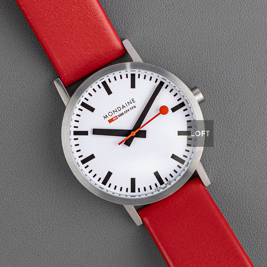 Mondaine Classic Silver Stainless Steel Quartz 40mm