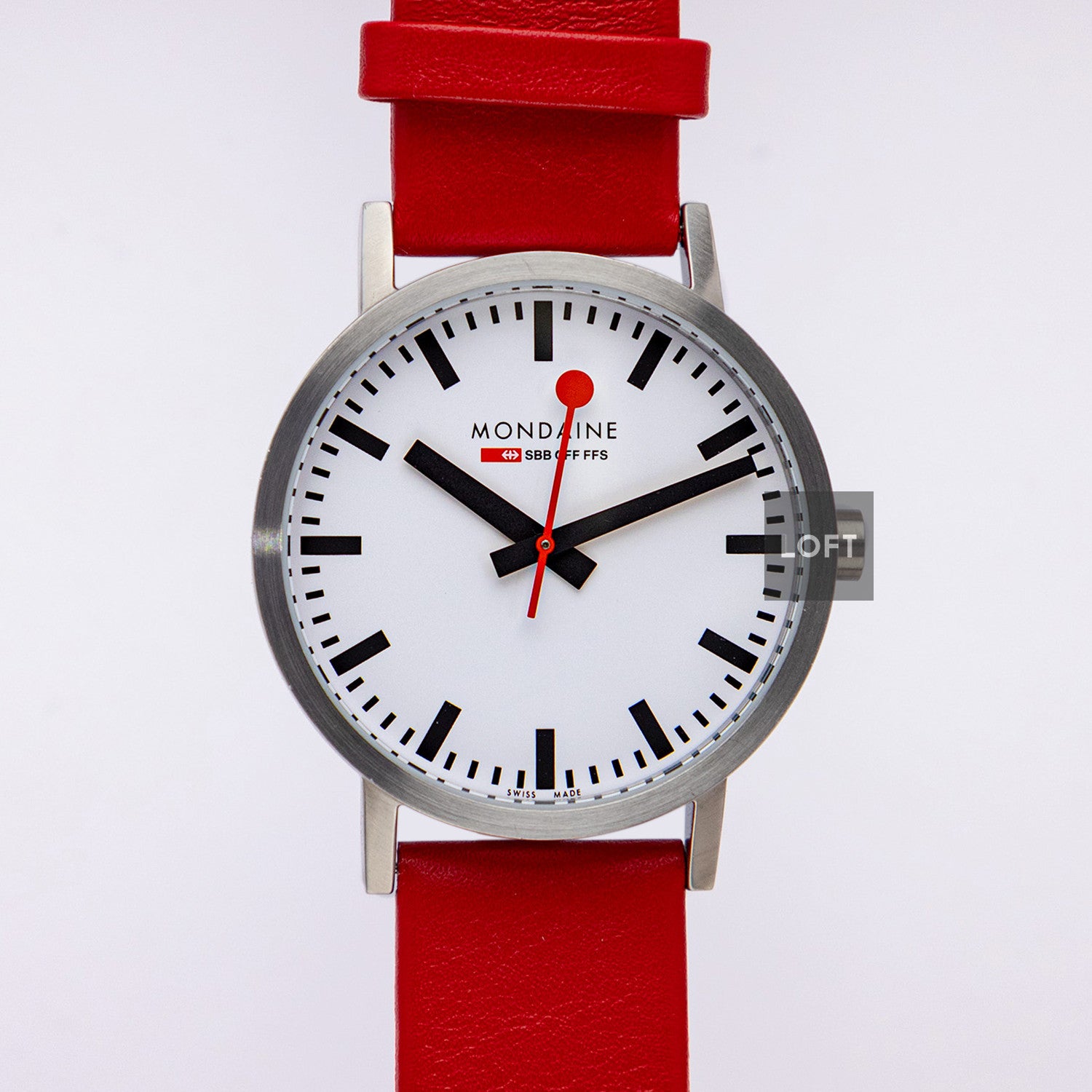 Mondaine Classic Silver Stainless Steel Quartz 40mm