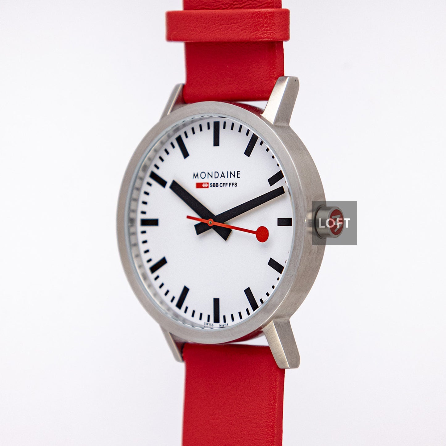 Mondaine Classic Silver Stainless Steel Quartz 40mm