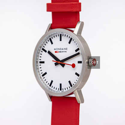 Mondaine Classic Silver Stainless Steel Quartz 40mm