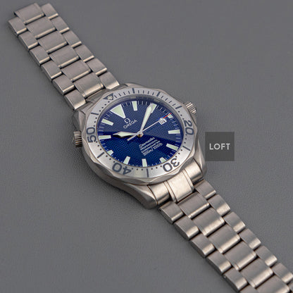 Omega Seamaster Diver 300M Titanium Blue Dial 41mm