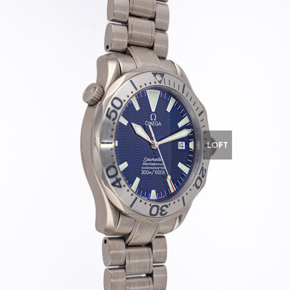Omega Seamaster Diver 300M Titanium Blue Dial 41mm