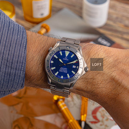 Omega Seamaster Diver 300M Titanium Blue Dial 41mm