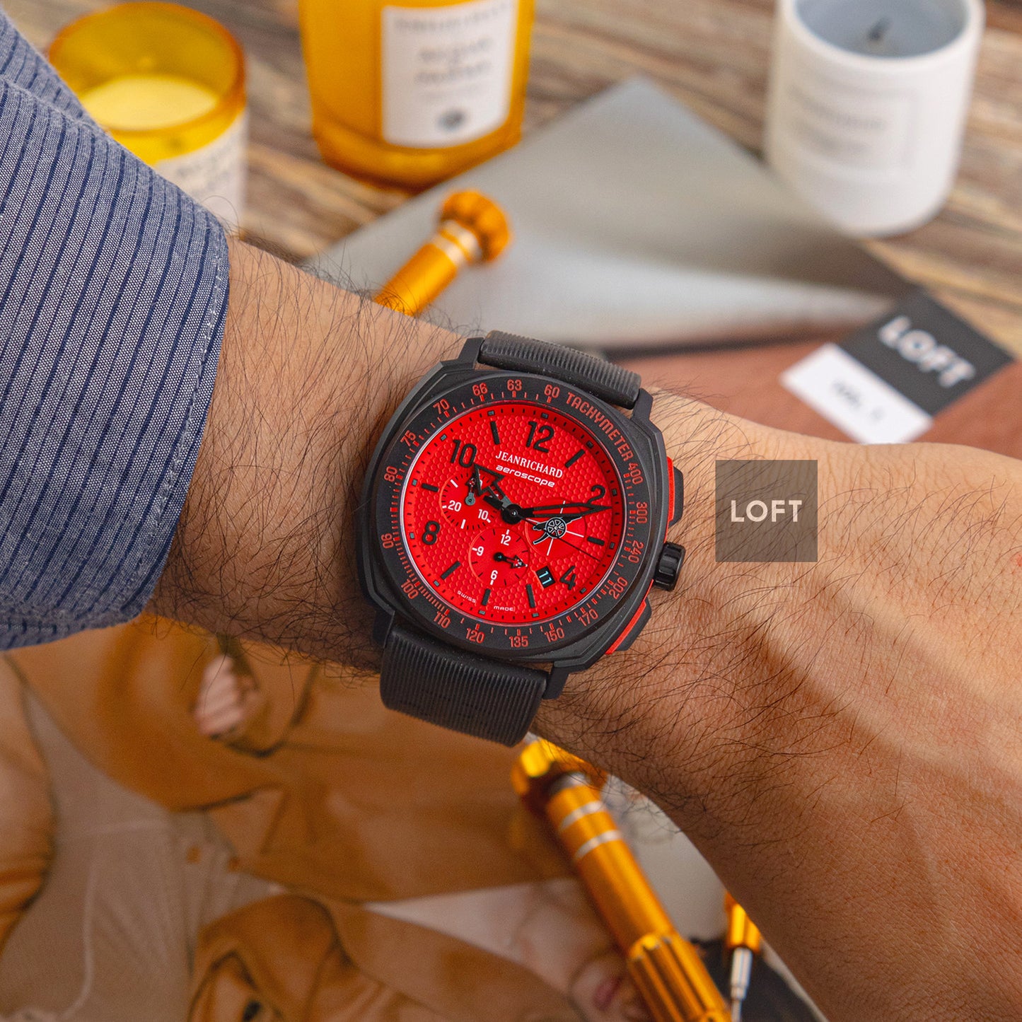 JeanRichard Arsenal Aeroscope Limited Edition 44 mm