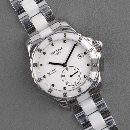 Certina DS First Lady Ceramic White Bracelet 34.8mm