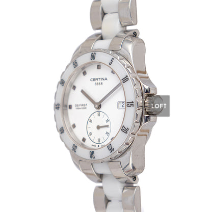 Certina DS First Lady Ceramic White Bracelet 34.8mm