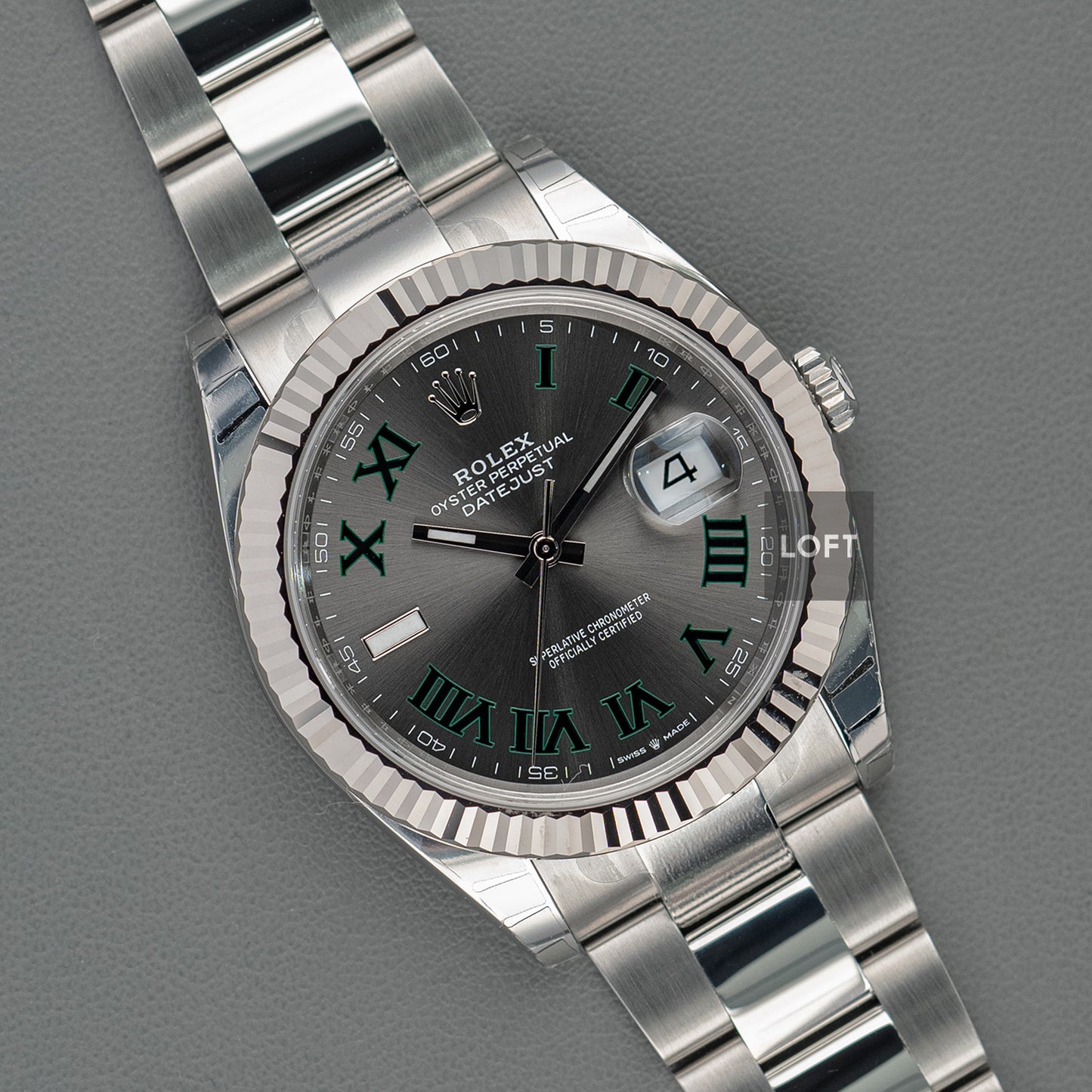 Rolex Datejust 126334 Wimbledon Oyster 41mm
