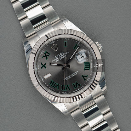 Rolex Datejust 126334 Wimbledon Oyster 41mm