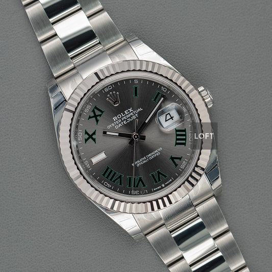 Rolex Datejust 126334 Wimbledon Oyster 41mm