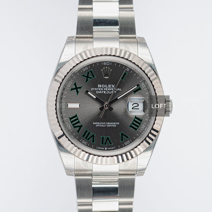 Rolex Datejust 126334 Wimbledon Oyster 41mm