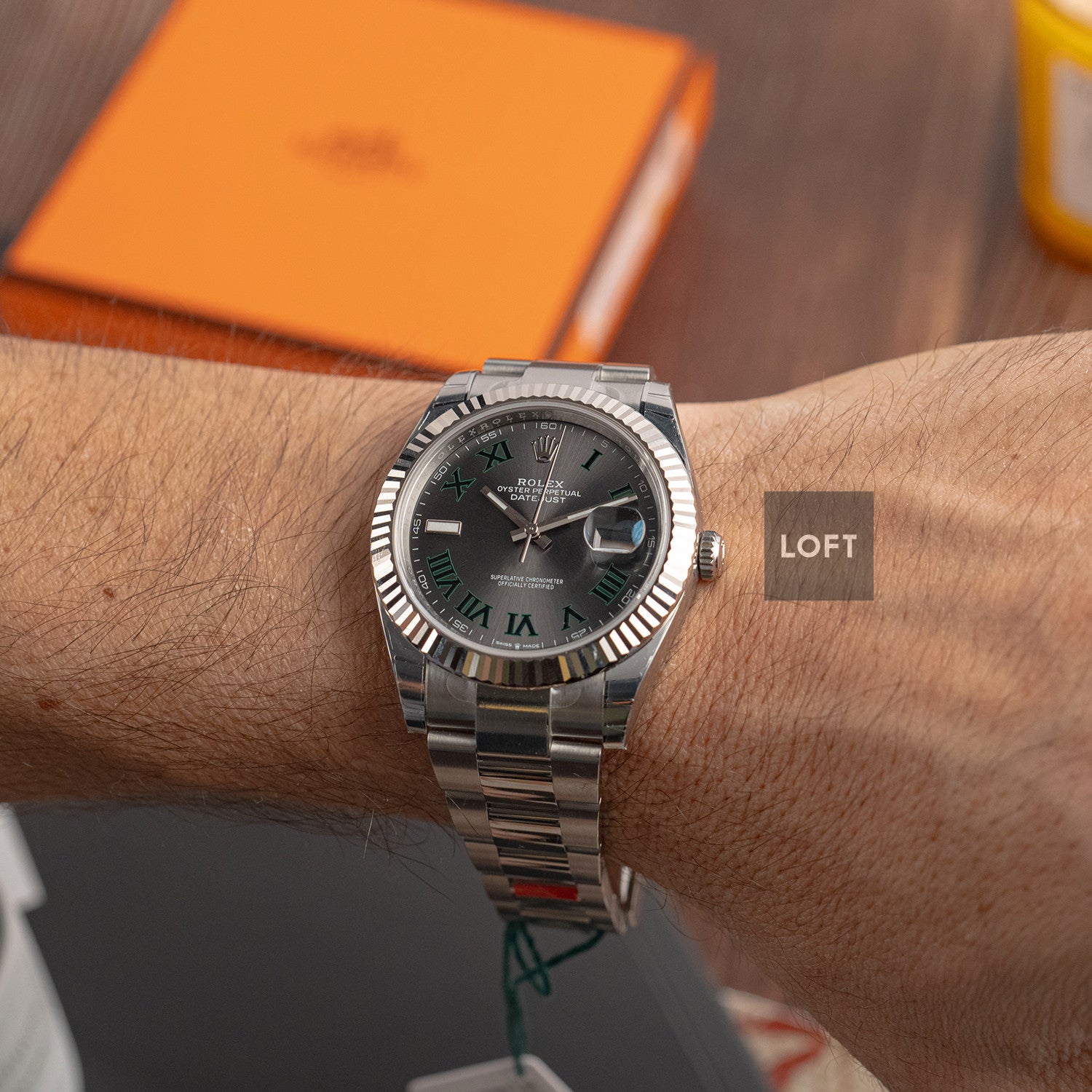 Rolex Datejust 126334 Wimbledon Oyster 41mm
