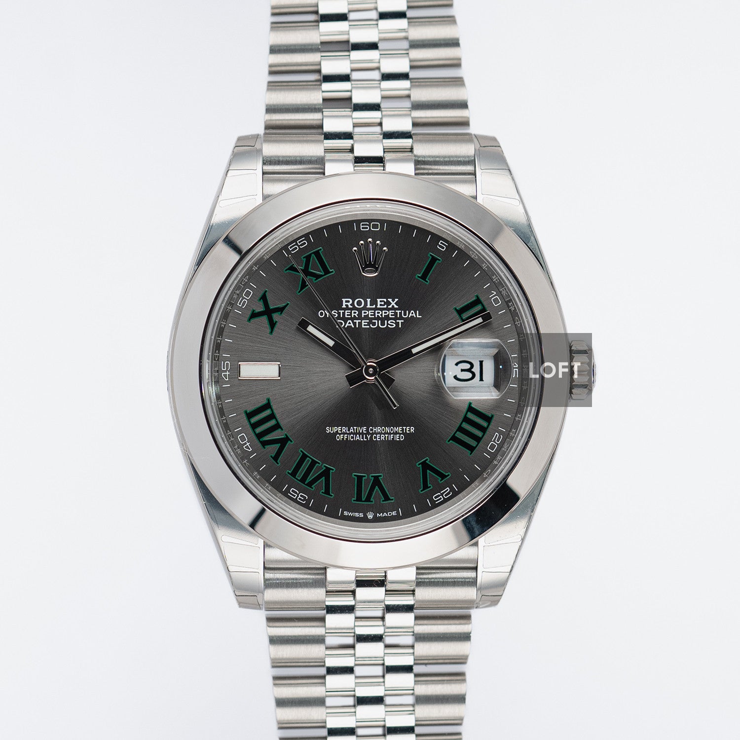 Rolex Datejust 126300 Wimbledon Jubilee 41mm