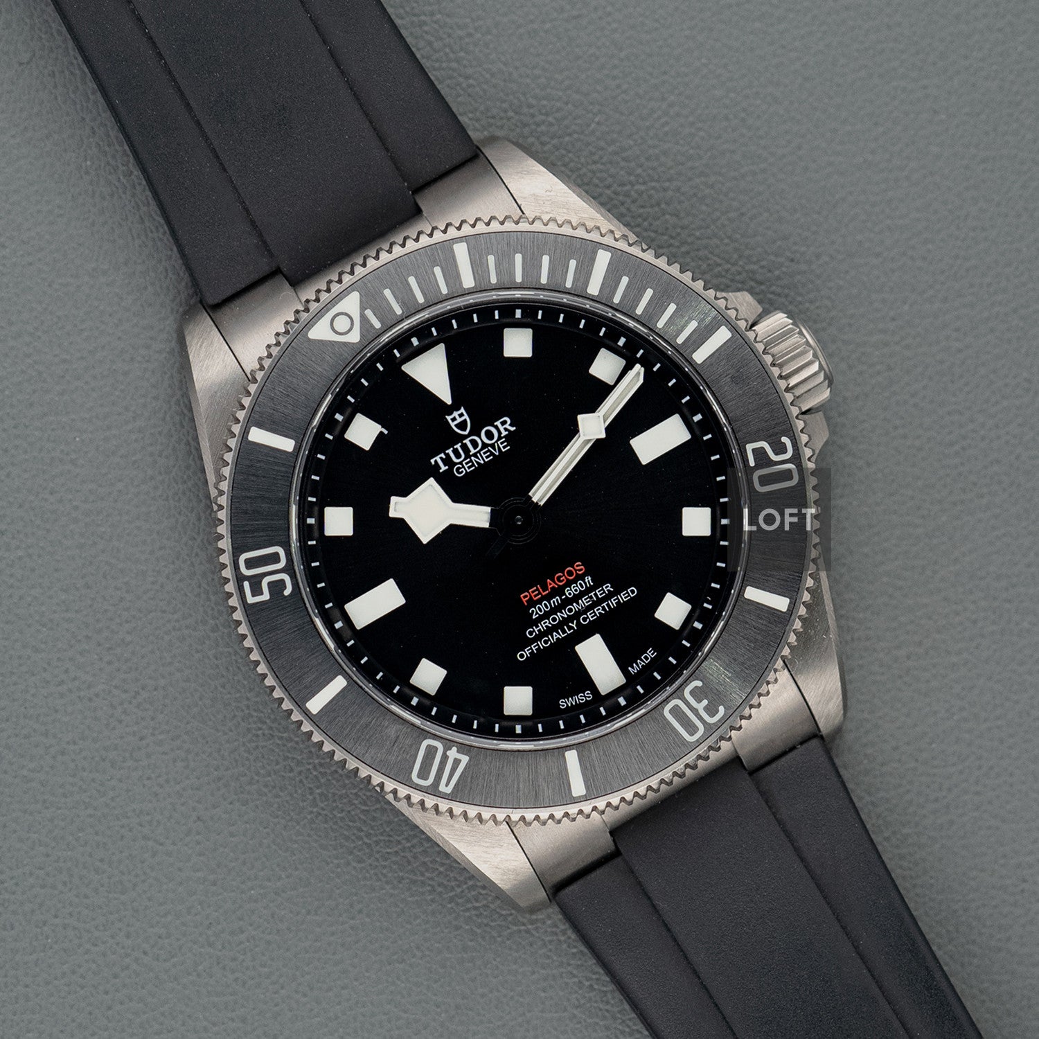Tudor Pelagos 39 Titanium Black Rubber Strap 39mm