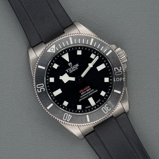Tudor Pelagos 39 Titanium Black Rubber Strap 39mm