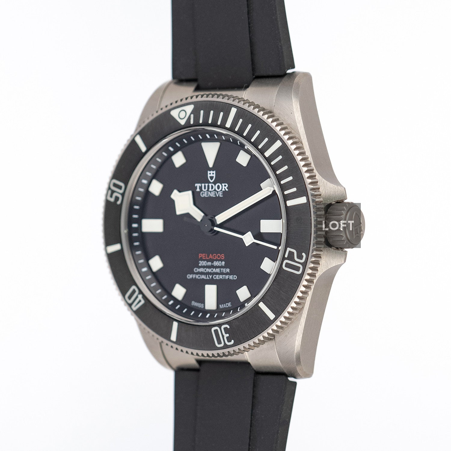 Tudor Pelagos 39 Titanium Black Rubber Strap 39mm