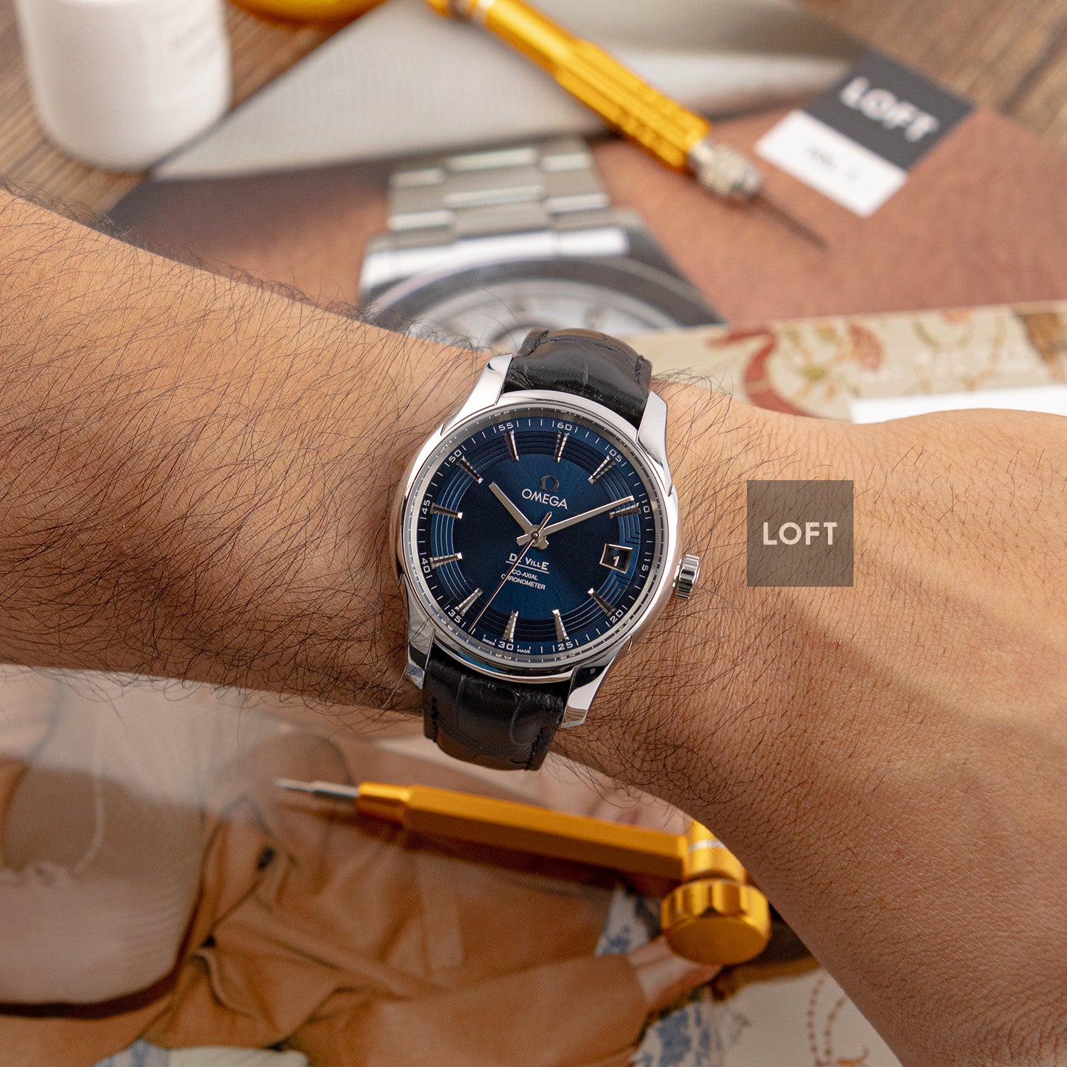 Omega De Ville Hour Vision Blue Dial Automatic 41mm
