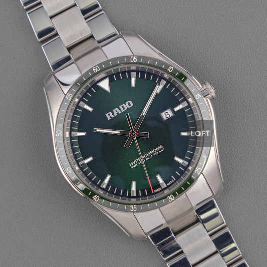 Rado HyperChrome Quartz Green Dial 44.9mm