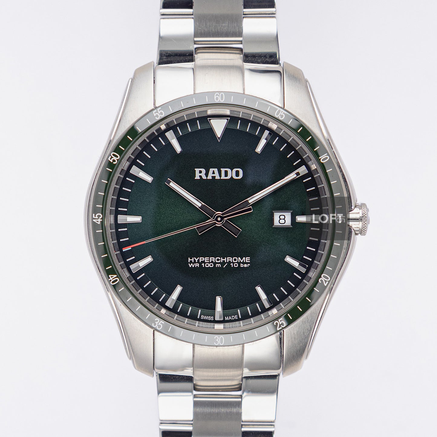 Rado HyperChrome Quartz Green Dial 44.9mm