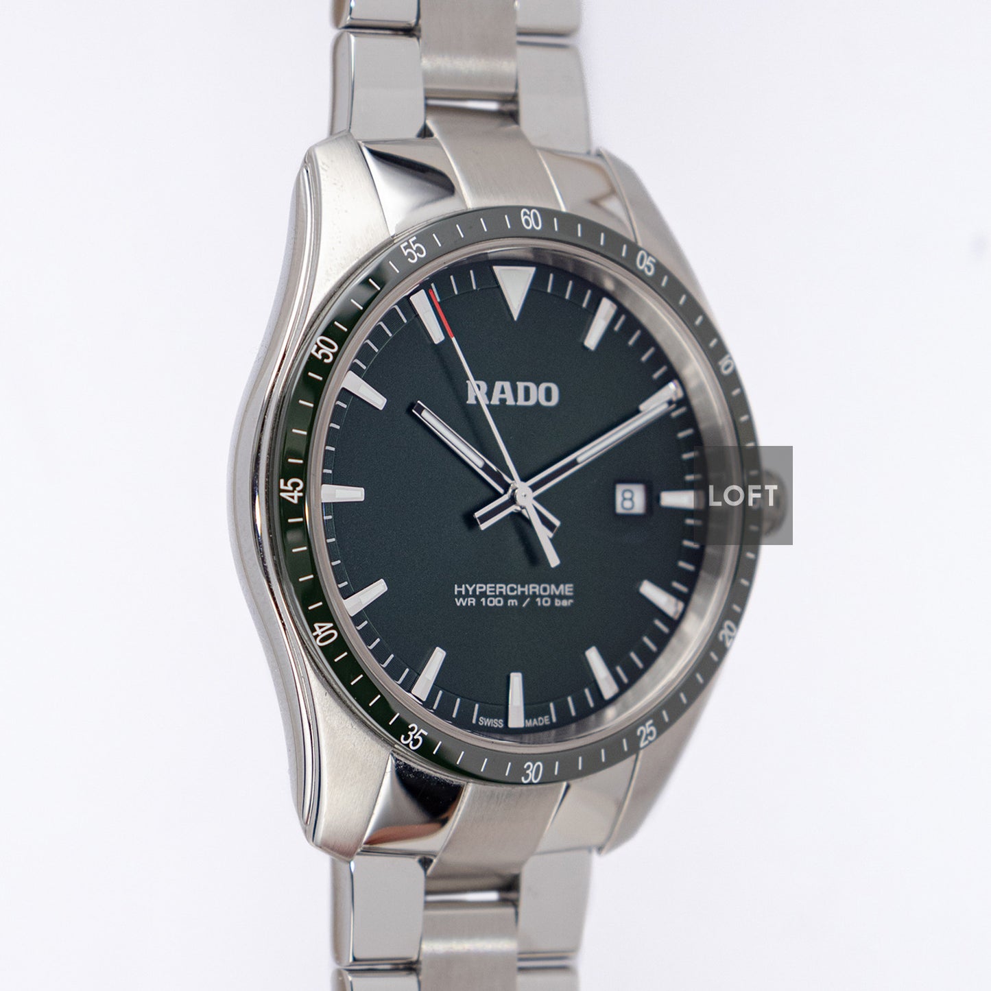 Rado HyperChrome Quartz Green Dial 44.9mm