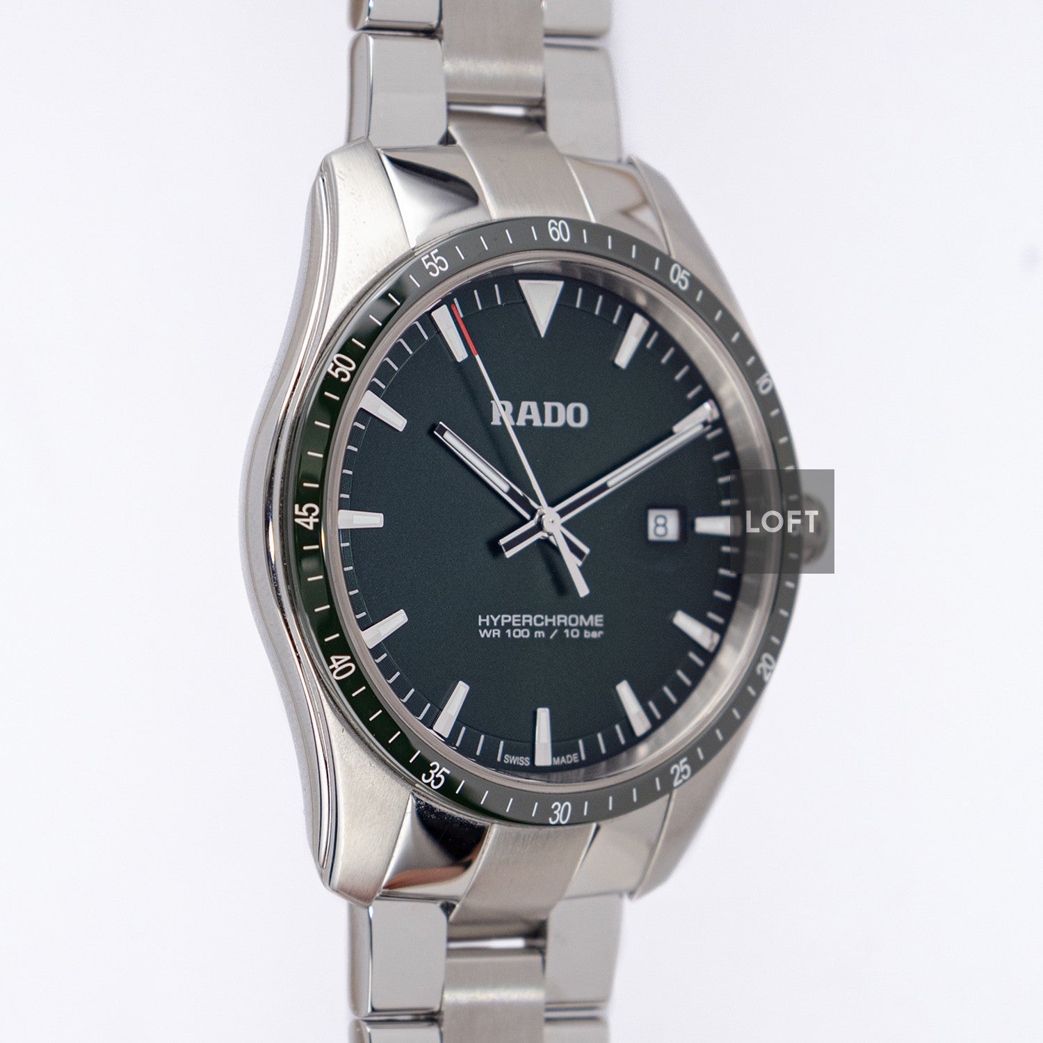 Rado HyperChrome Quartz Green Dial 44.9mm