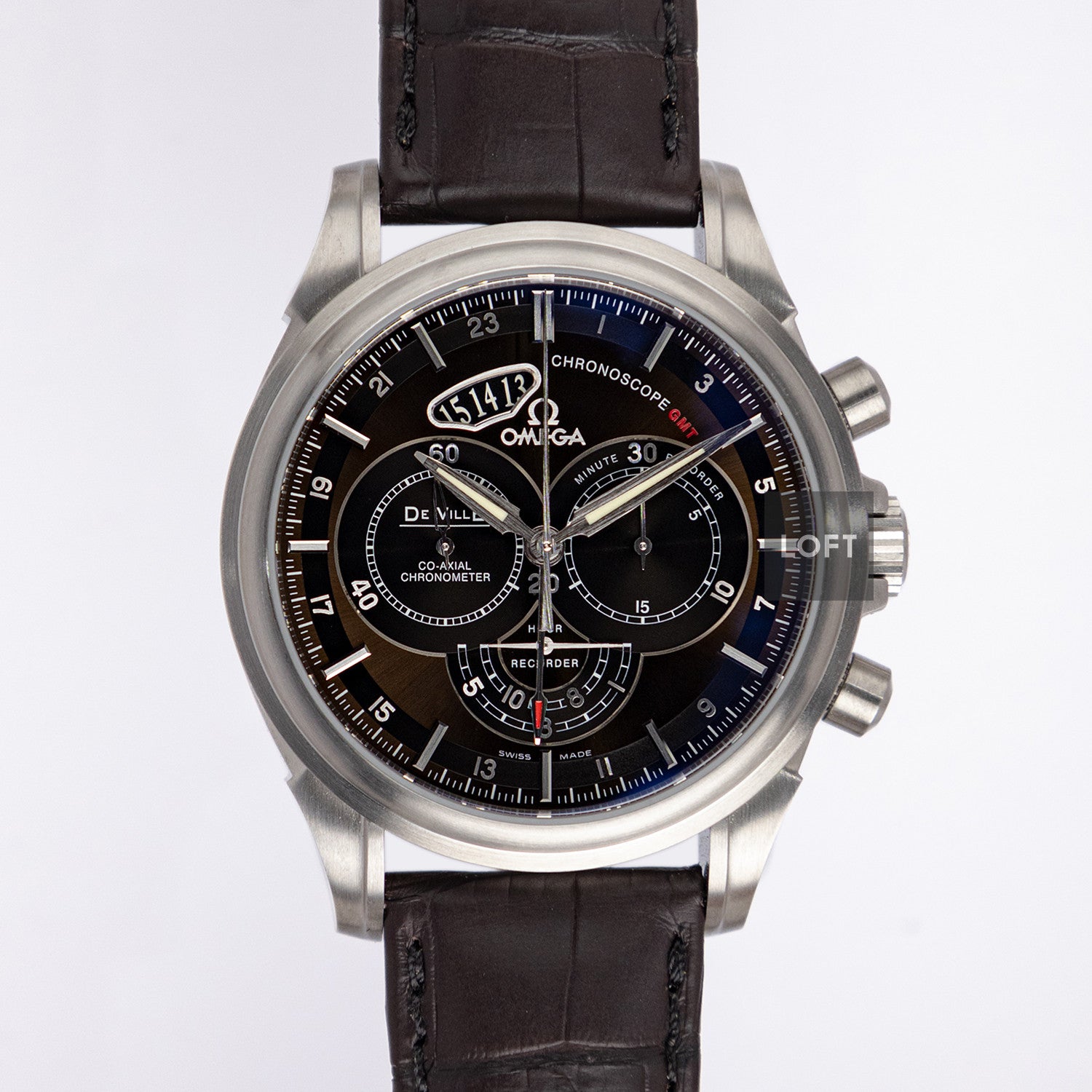 Omega De Ville Chronoscope Chronograph GMT 44mm