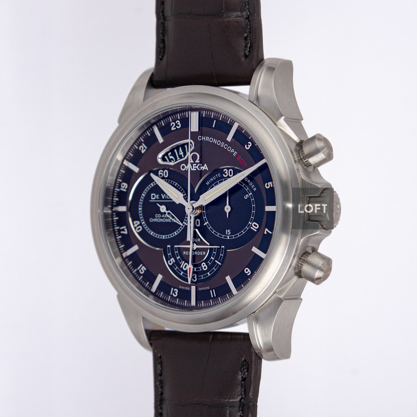 Omega De Ville Chronoscope Chronograph GMT 44mm