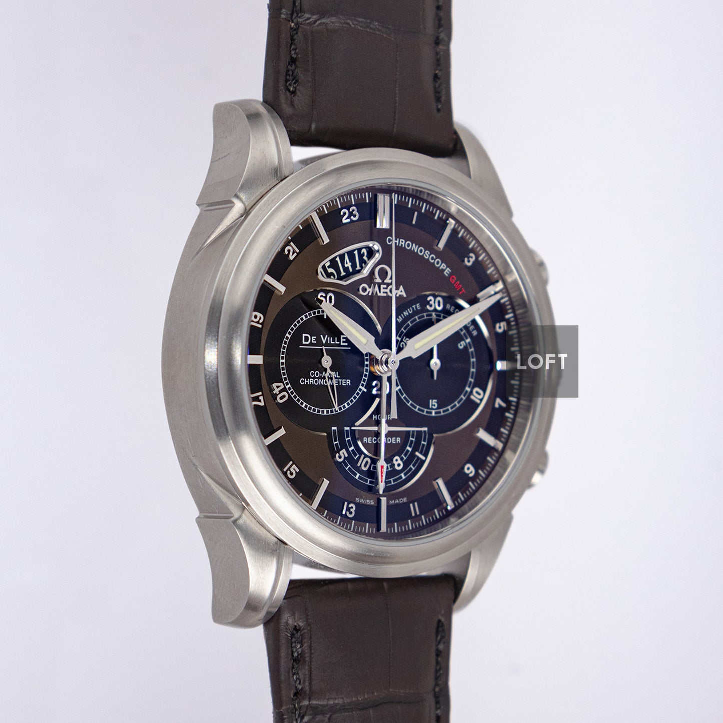 Omega De Ville Chronoscope Chronograph GMT 44mm