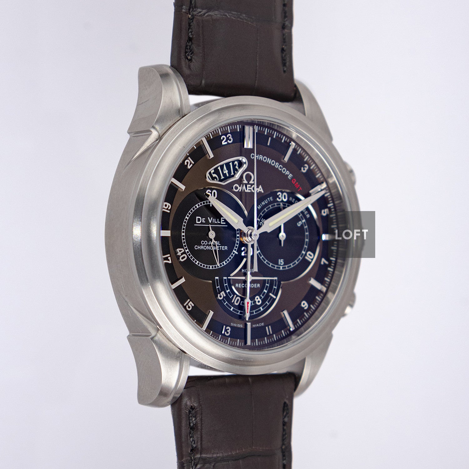 Omega De Ville Chronoscope Chronograph GMT 44mm