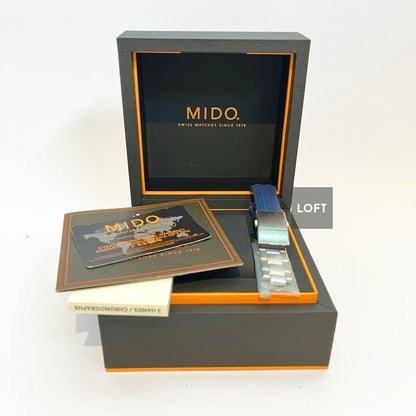 Mido Ocean Star 600 Chronometer Blue Dial 43.5mm