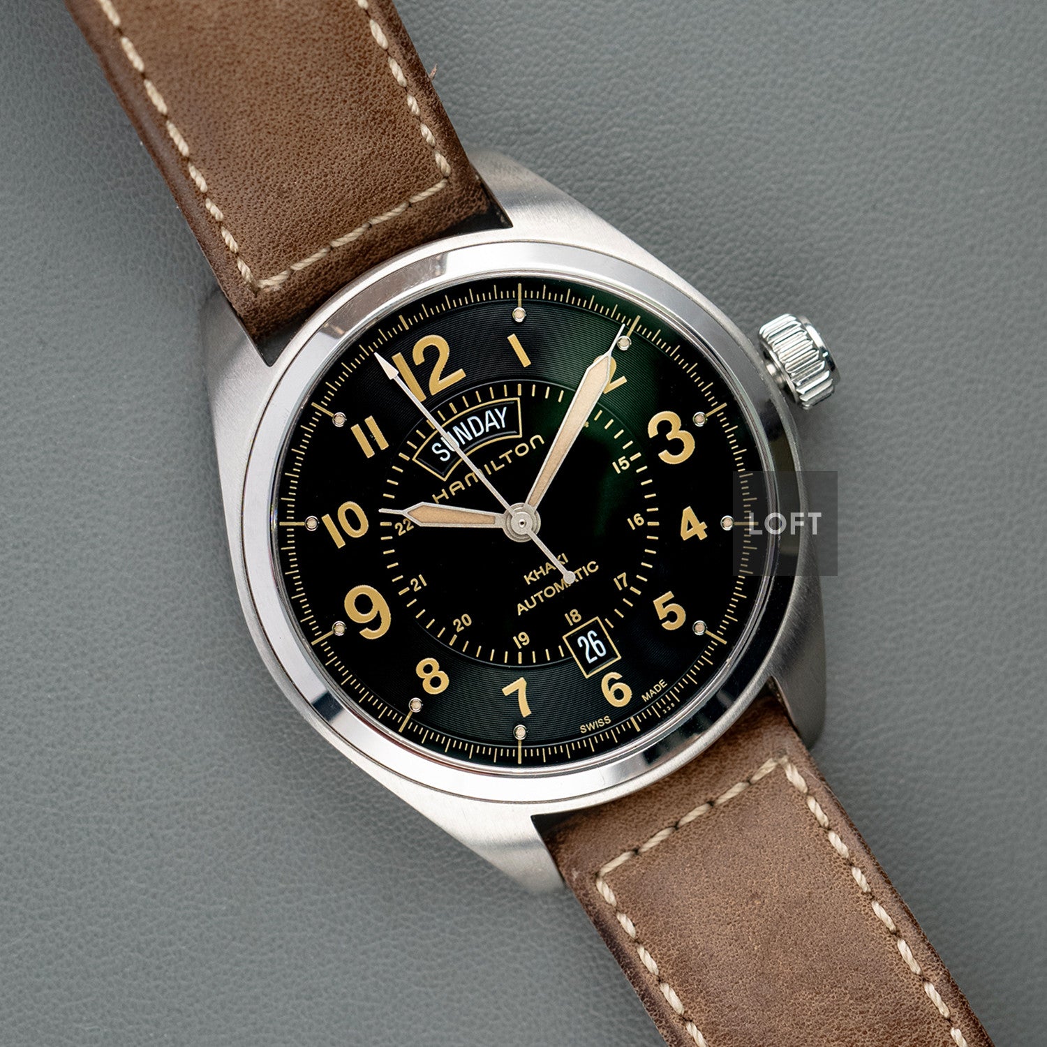 Hamilton Khaki Aviation Pilot Day Date Auto 42mm