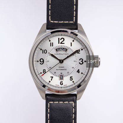 Hamilton Khaki Field Day Date Automatic Silver 42mm