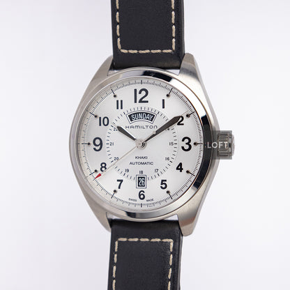 Hamilton Khaki Field Day Date Automatic Silver 42mm