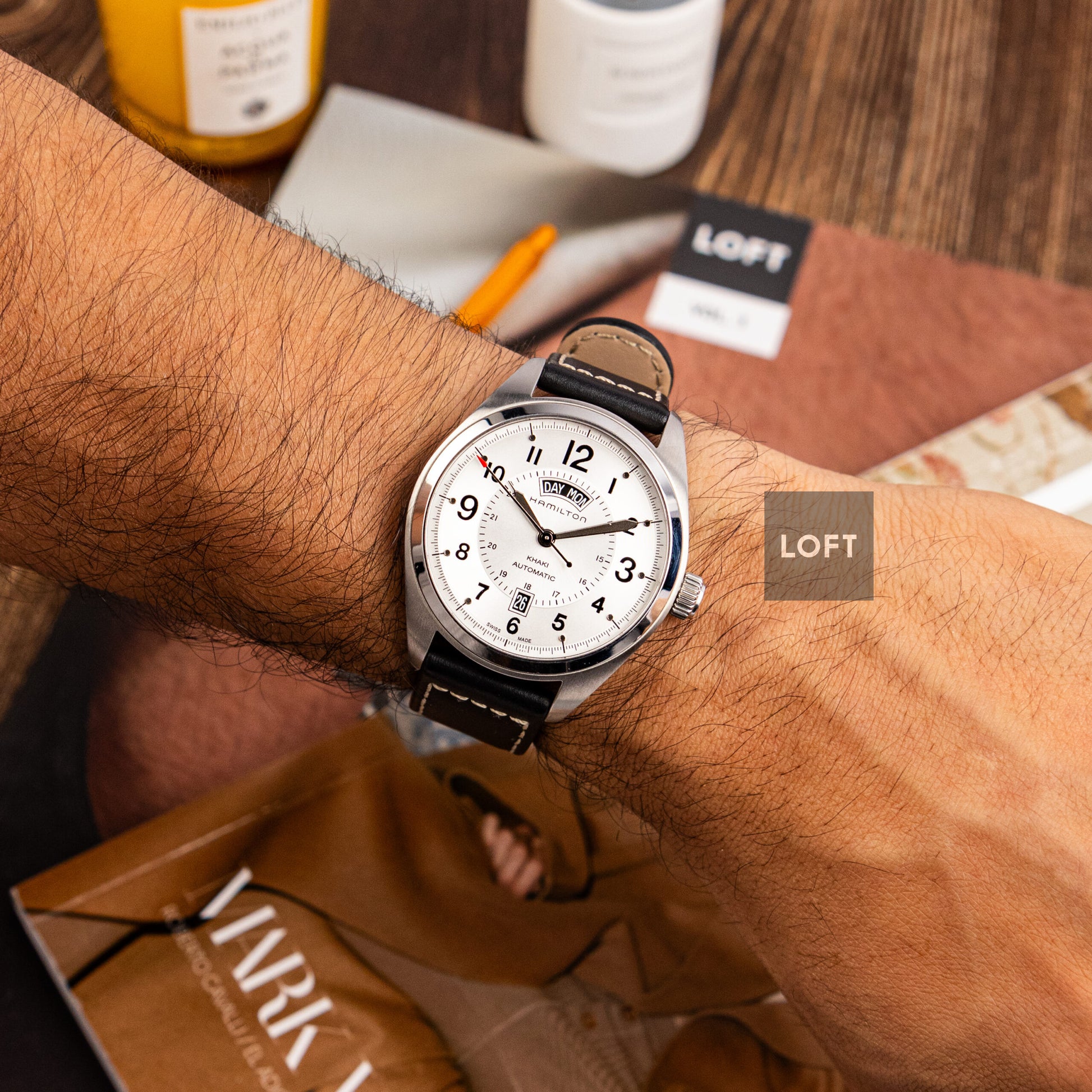 Hamilton Khaki Field Day Date Automatic Silver 42mm