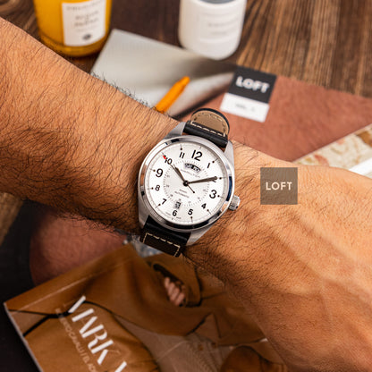 Hamilton Khaki Field Day Date Automatic Silver 42mm